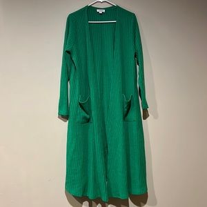 LuLaRoe Sarah Long Cardigan Size Large